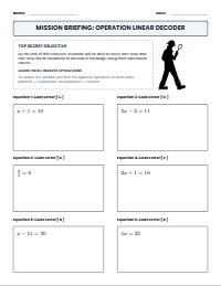 Worksheet 2: Crack the Secret Agent Code