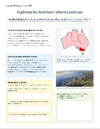 Budj Bim Cultural Landscape Study
