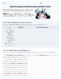 Essential Workplace Skills Portfolio