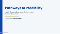 Pathways to Possibility: Strategic Partnership Proposal