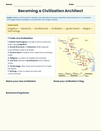 Build Your Own Civilization Activity