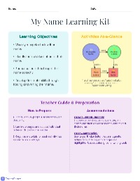 My Name Learning Kit