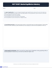 Mastering Supply and Demand: Equilibrium Analysis