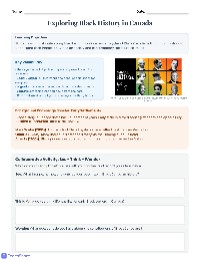 Canada's Black History Journey