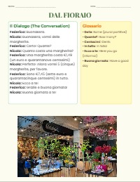 Tricky Italian Comprehension: At the Flower Shop