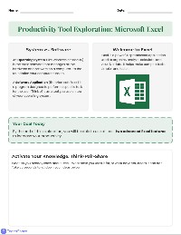 Productivity Tool Exploration