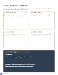 Stress Detective: Tracking and Coping Log