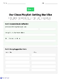 Creating Our Class Playlist