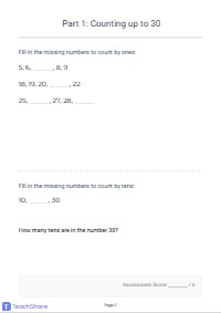 Counting Baseline Assessment