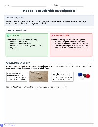 Fair Tests in Science