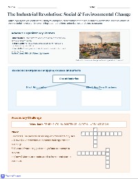 Impacts of the Industrial Revolution