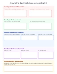 Mastering Decimal Rounding Assessment Quiz