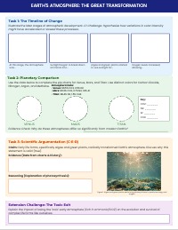 Tracing Earth's Atmospheric History: A Comic Inquiry