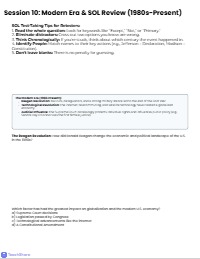 Comprehensive Virginia SOL History Review Packet