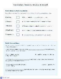 Literacy Skills Review Packet