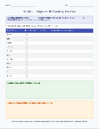 Student Learning Progress Tracker