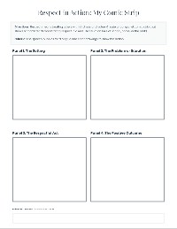 Respect in Relationships Comic Activity