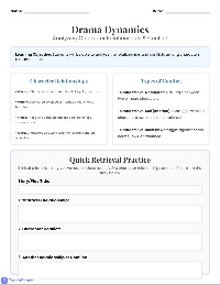 Character Relationships and Conflicts in Drama
