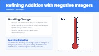 L7 S3 Mastering Addition with Negative Integers