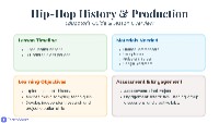 Exploring Hip-Hop: History and Production