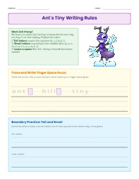 The Ant's Guide to Tiny Writing