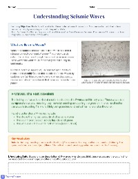 Seismic Waves: P vs. S