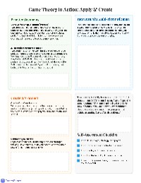 Introduction to Game Theory