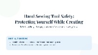 Hand Sewing Tool Safety
