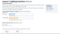 - Scaffold this for my students that are below grade level. - Reduce the amount of answer choices. - Keep things as visual as possible. - They are also Spanish multilingual students, so incorporate key vocab when necessary.