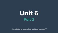 PF Unit 6 Part 2