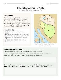 The Mogollon People's Transition to Agriculture