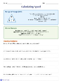 Calculating Speed in Different Contexts