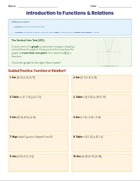 Section 5.3: Distinguishing Between Functions and Relations