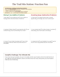 Summer Adventure Math Fluency Packets