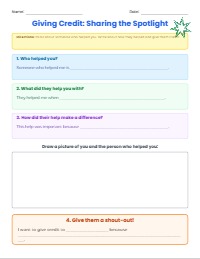 Giving Credit: Sharing the Spotlight