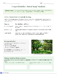 Тестове завдання "Лісова пісня"