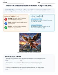 Mastering Author's Purpose and Point of View