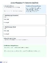 Character Development Influenced by Setting