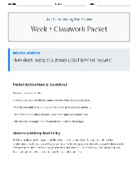 U3 Week 2 Packet