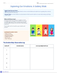 Emotion Identification Gallery Walk