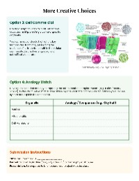 Exploring Cell Structures creatively