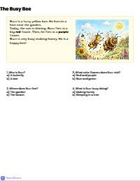 Fun Tales: Reading Comprehension Practice