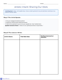 Peer Review: Intent Statements
