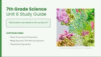 7th Grade Science Unit 6 Review
