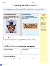 Exploring Our Past: Timelines and Historical Sources