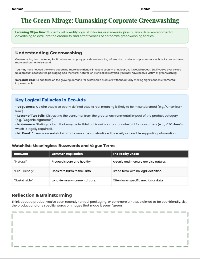 Analyzing Greenwashing in Environmental Ads