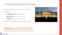 The Six Pillars of American Government
