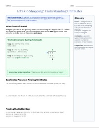 Mastering Unit Rates and Proportional Reasoning