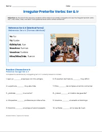 Mastering Irregular Spanish Preterite Verbs