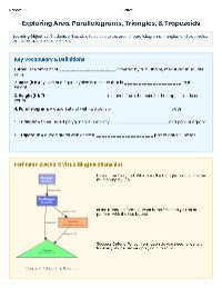 Area of Plane Figures